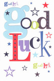 This bold good luck card captures the spirit of encouragement found so often in Tottenham Hale, where neighbours cheer each other's milestones from Ferry Lane to the busyness of the High Road. Playful, oversized pastel-blue letters sweep across the crisp white card, intertwined with lively splashes of red, moss green, and regal purple-each font thoughtfully chosen to conjure a feeling of joy and optimism. Dotted between the words, a constellation of navy, lavender, and lemony lime stars gleam, like wishes scattered on the night sky above Markfield Park. The smooth, high-quality cardstock feels cool and reassuring to the touch, much like the comfort of a friend's embrace before a big moment. Ideal for gifting to someone embarking on a fresh chapter-a university exam, a new job, or an audition at one of Tottenham's creative venues-this card radiates heartfelt support, offering a tangible slice of hope and the promise of good fortune as vibrant and spirited as our North London community.